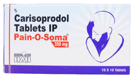 Pain O Soma 350mg (carisoprodol)